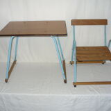 Table and chair child of the 50s
