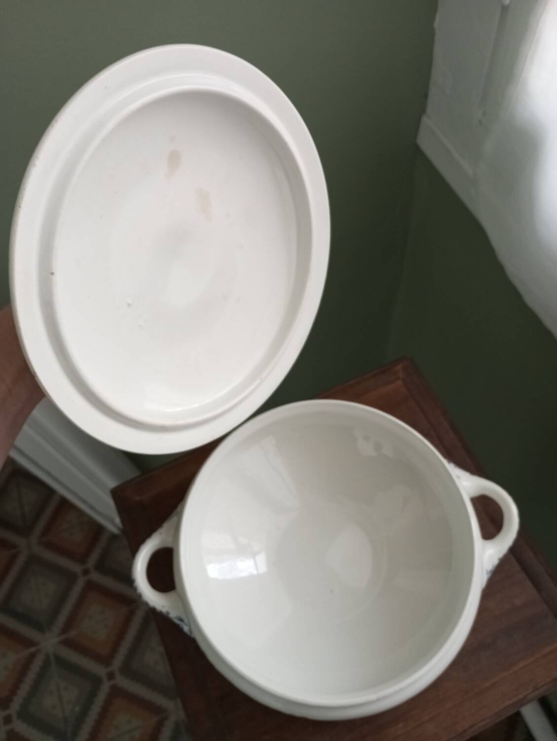 Lunéville blue tureen