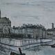 Notre Dame de Paris by Bernard Buffet 1957 framed art print