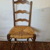 6 high-backed mulched chairs