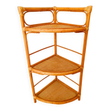 Rattan shelf