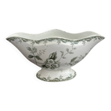 Sauceboat in earthenware Terre de Fer from St Amand and Hamage, Rosette model.