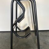 Stool metal and wood vintage