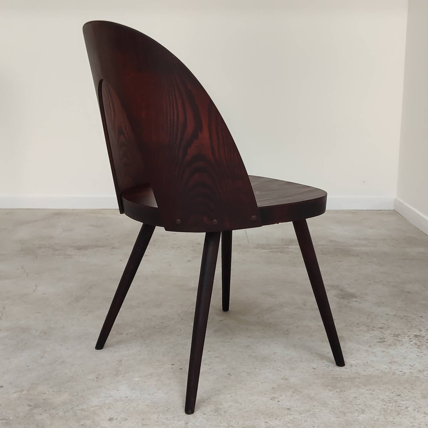 Set of 4 all-wood chairs by Antonin Suman for Tatra Nabytok