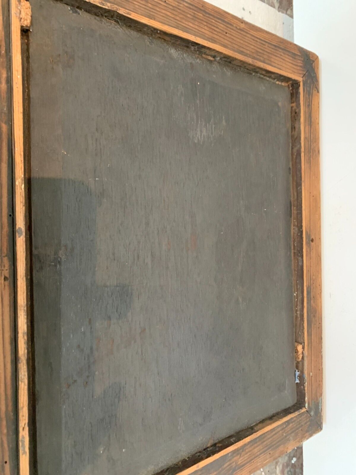 Oil on oak panel animated landscape xix century