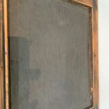 Oil on oak panel animated landscape xix century