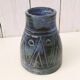 Scarified ceramic vase by Olivier Pettit vintage