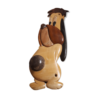 Wooden patère Droopy 1995