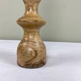 Wooden candle holder