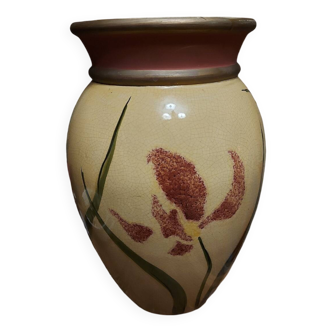 Large vase signed Bruno Evrard