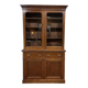Victorian 19th-century mahogany two-body library