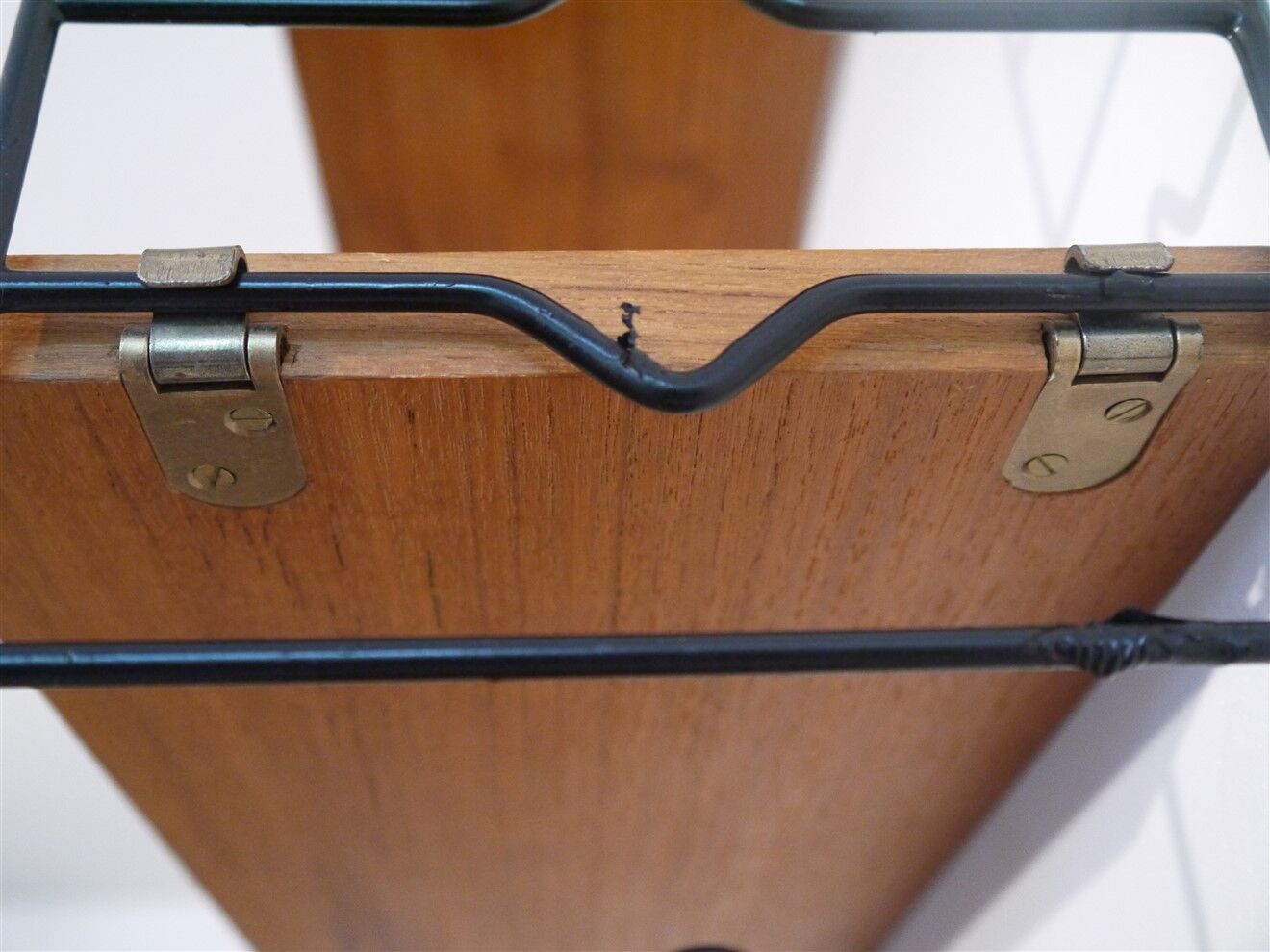 Scandinavian vintage shelf in teak "string" 1960