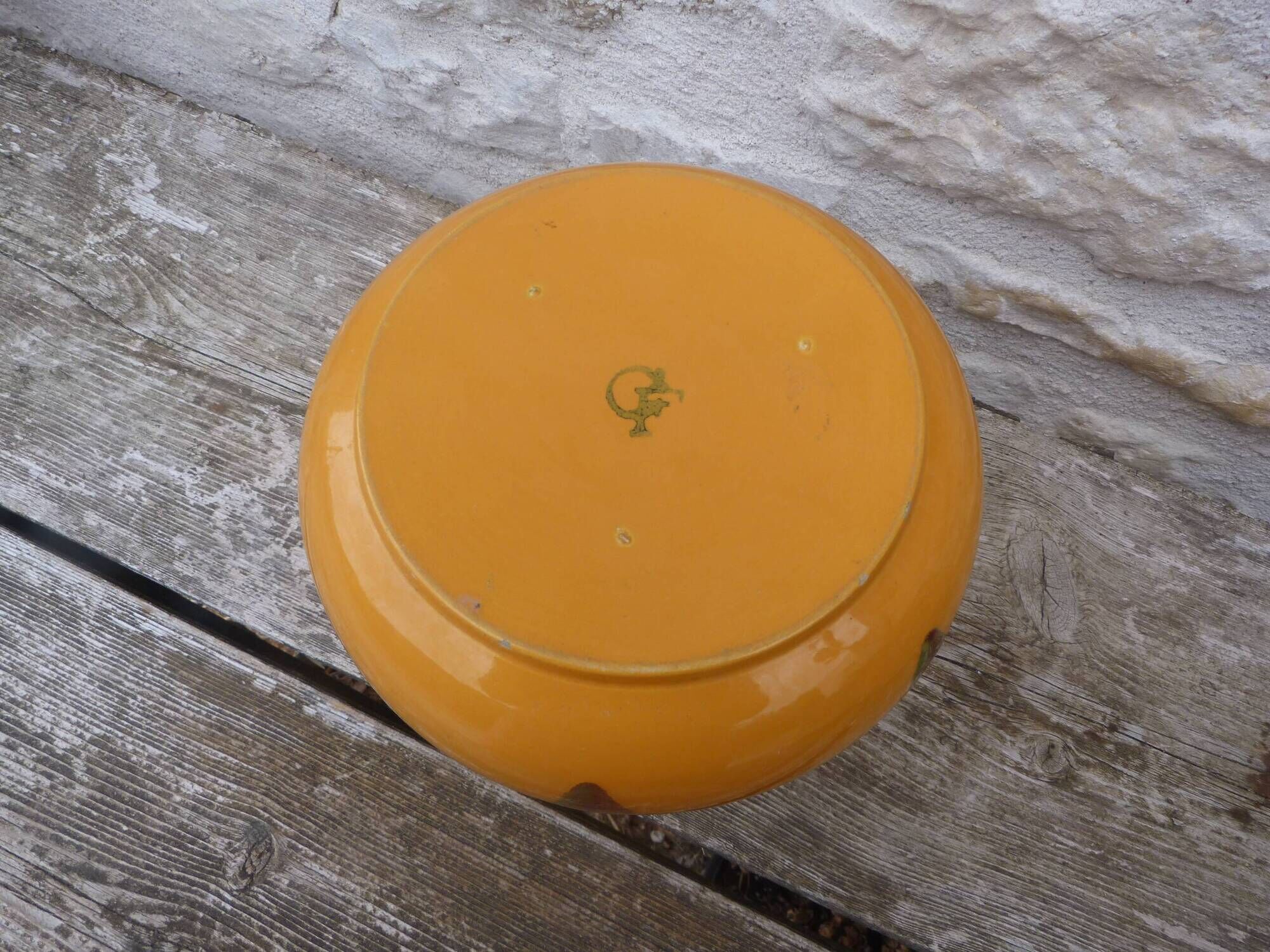 Vase vintage céramique Grés Flammé moderniste Vallauris