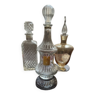 Set of 3 vintage carafes