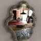 Venetian mirror with glass frieze in the early 20th