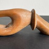 Wooden hand sculpture