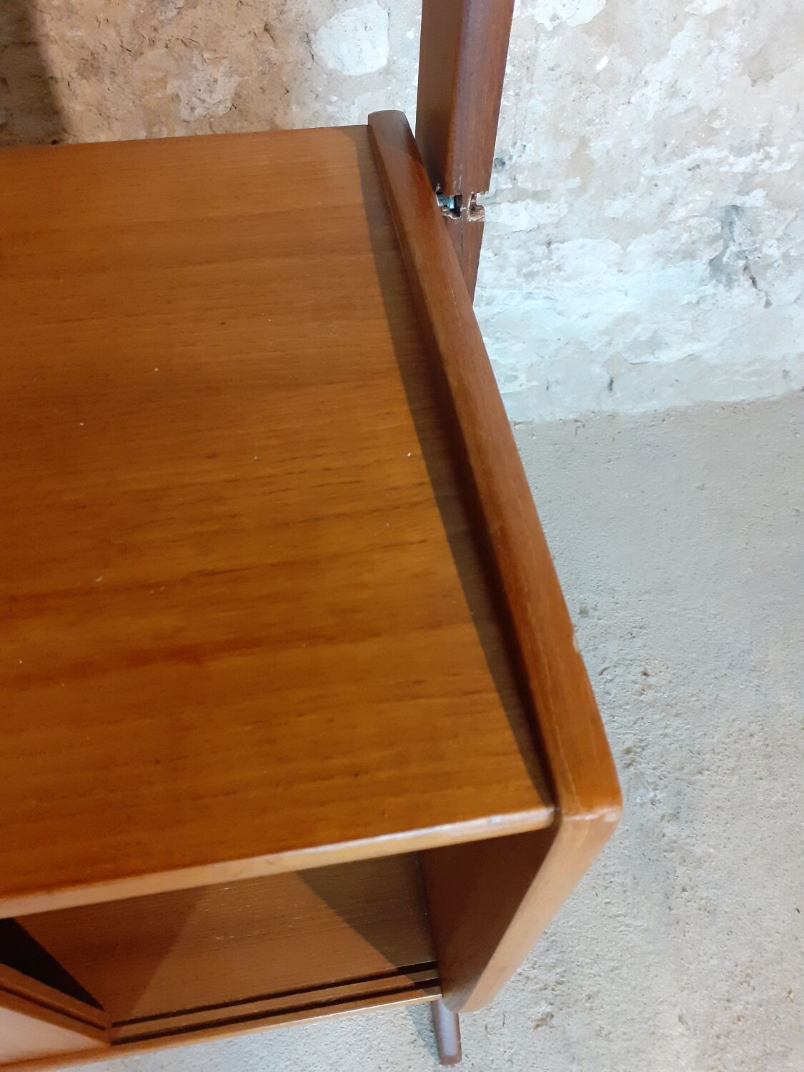 Ergo teak shelving unit, Scandinavian vintage 1960s