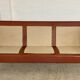 Vintage Danish mid-century Mogens Hansen 3-person cognac leather sofa