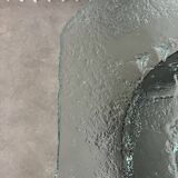 Glass & steel coffee table by Heinz Lilienthal