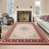 Tapis persan beige rouge noir 310X430 cm