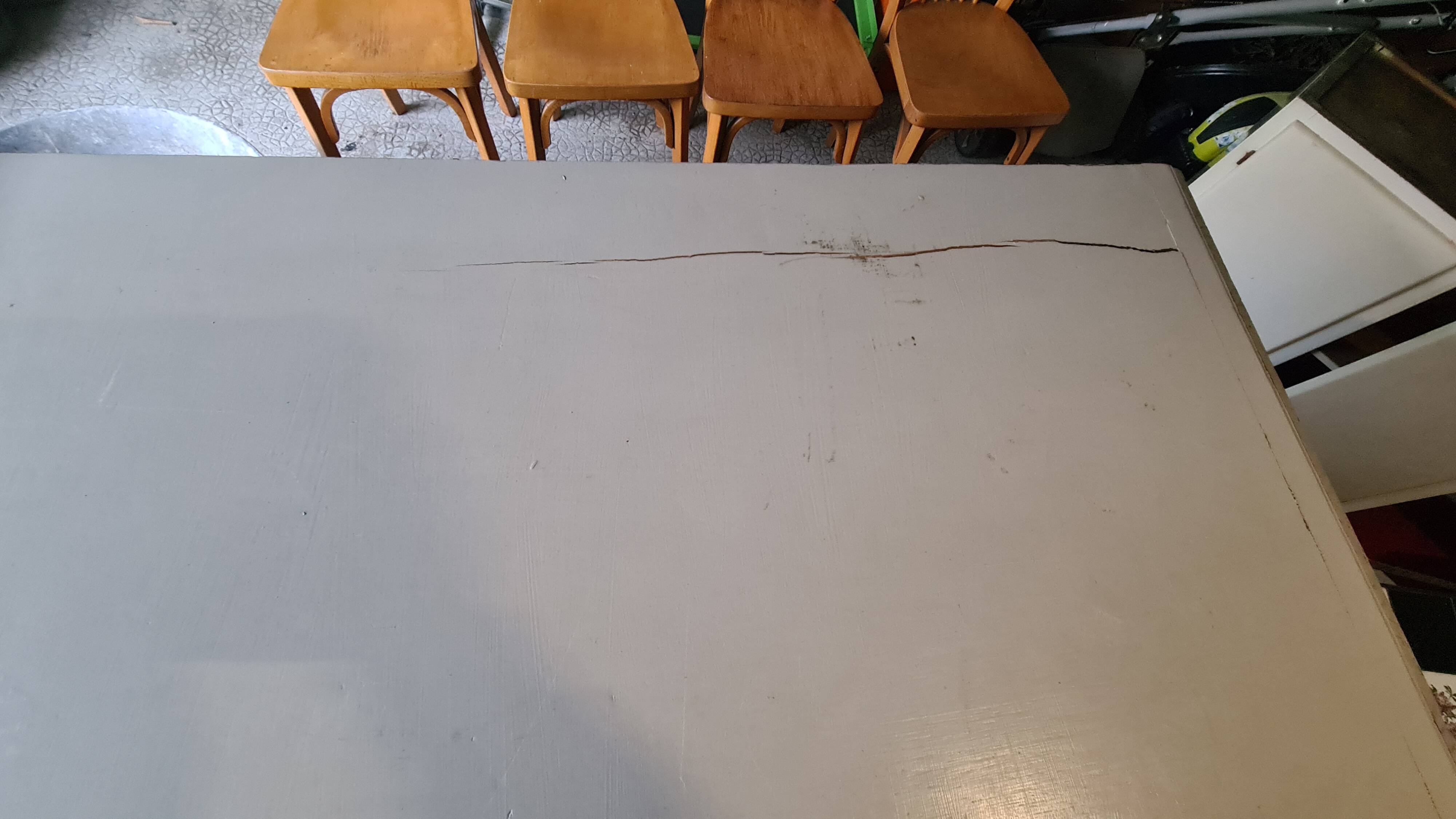 Old hunting buffet with original beige patina / hunting furniture