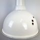 Large Industrial British White Enamel Pendant Lamp from Benjamin, 1960s