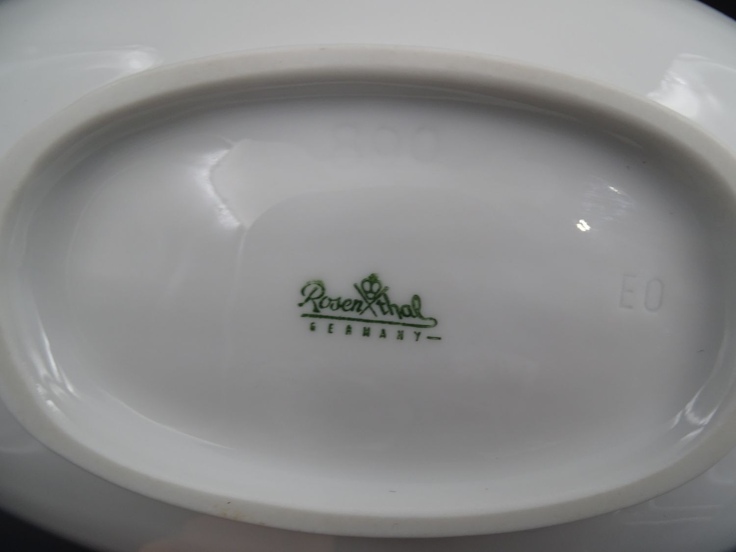 Coupe ou vide-poche en porcelaine blanche - Rosenthal, vers 1970