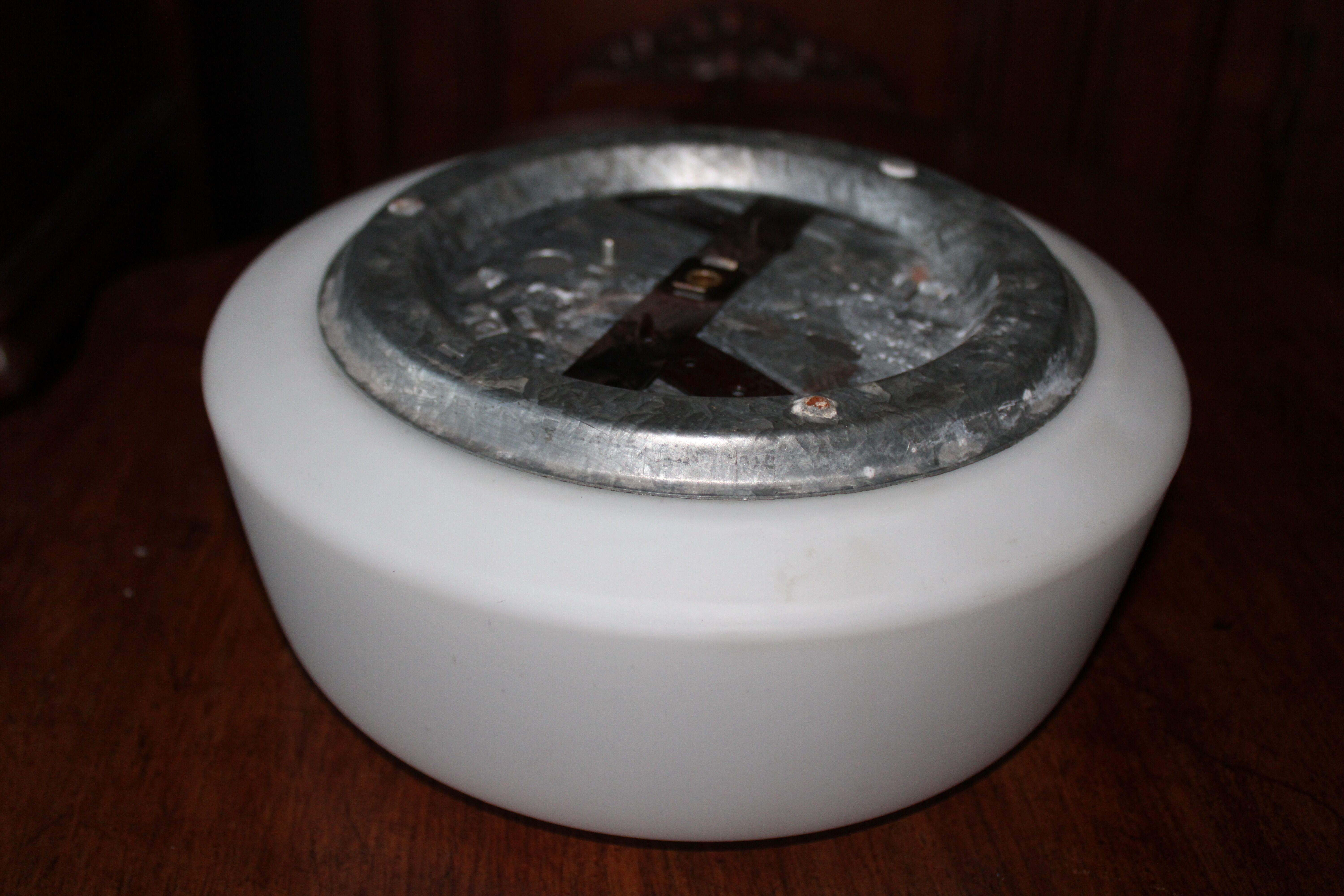 Set of 2 opaline ceiling lights from wila vintage
