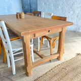Old oak farmhouse table