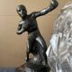 Lampe à poser marbre, la boxe, années 30