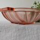 Vintage pink glass fruit cup year 40-50