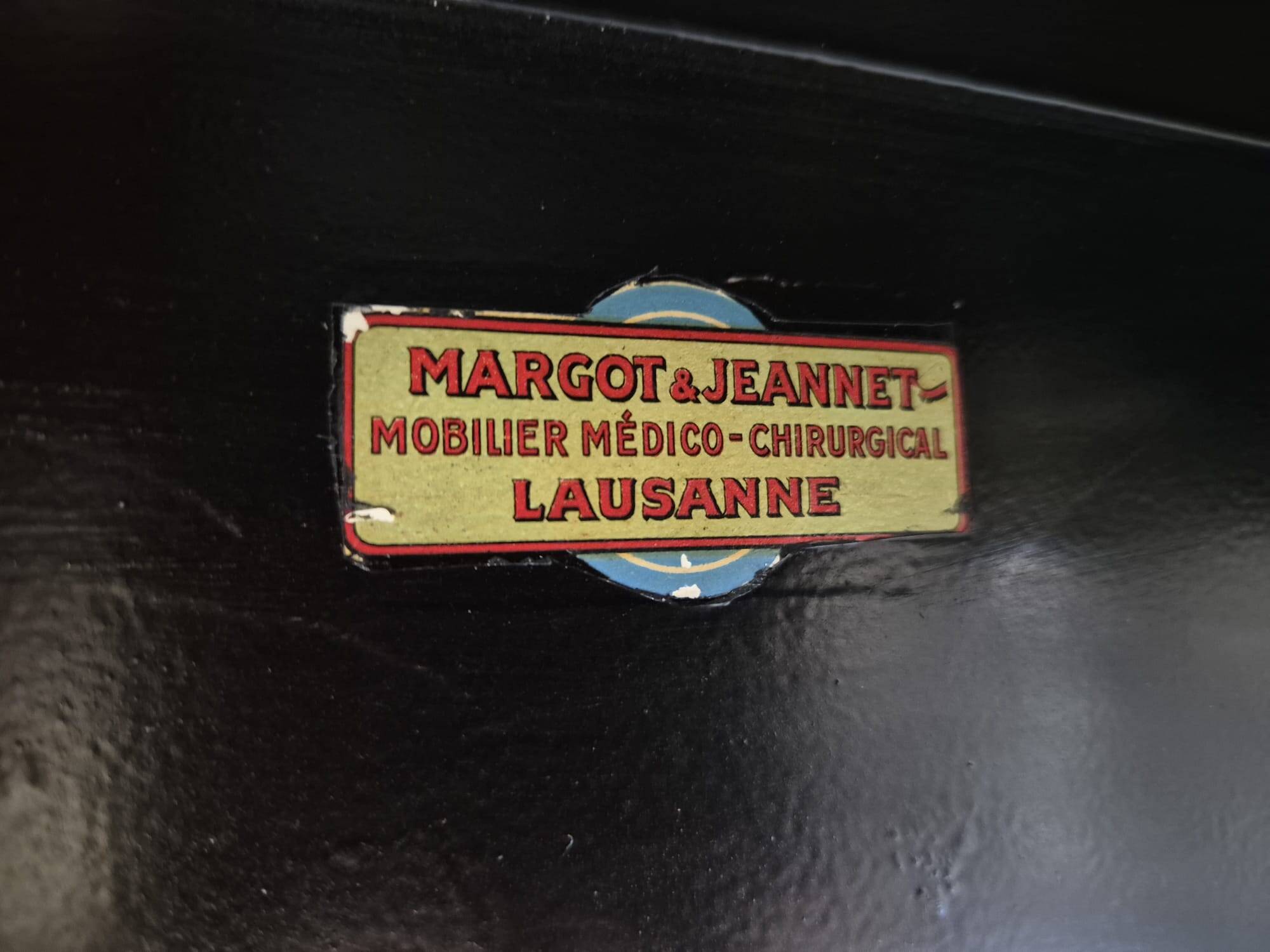 Old pharmacy display cabinet