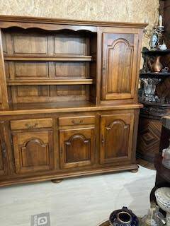 4-door walnut dresser
