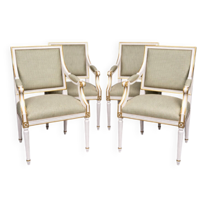 ensemble de quatre fauteuils