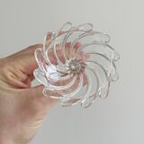 Fine glass soliflore vase