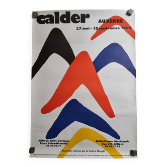 Vintage poster after Calder, 1994, Auxerre, Galerie Maeght