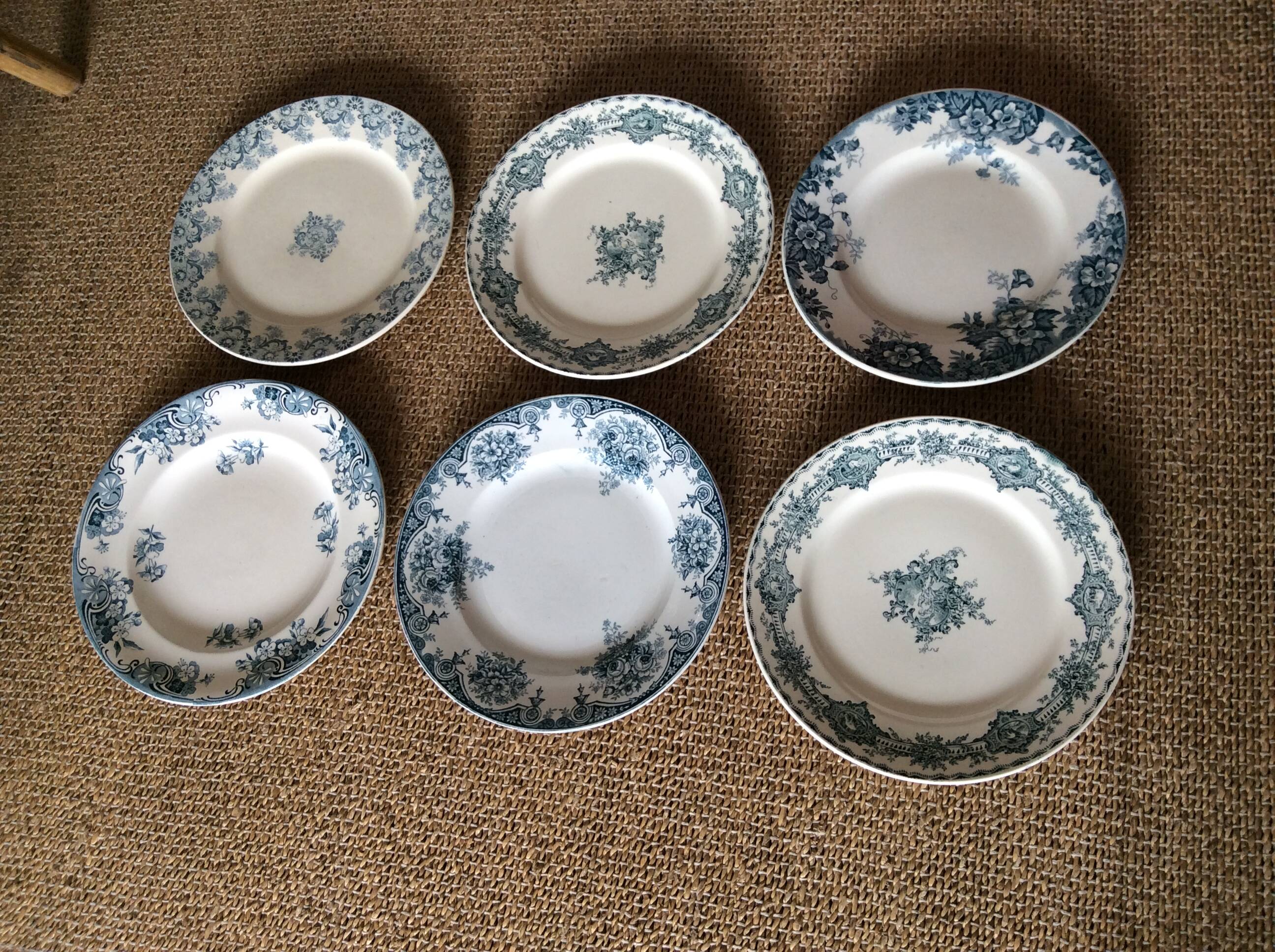 6 Terre de Fer flat plates