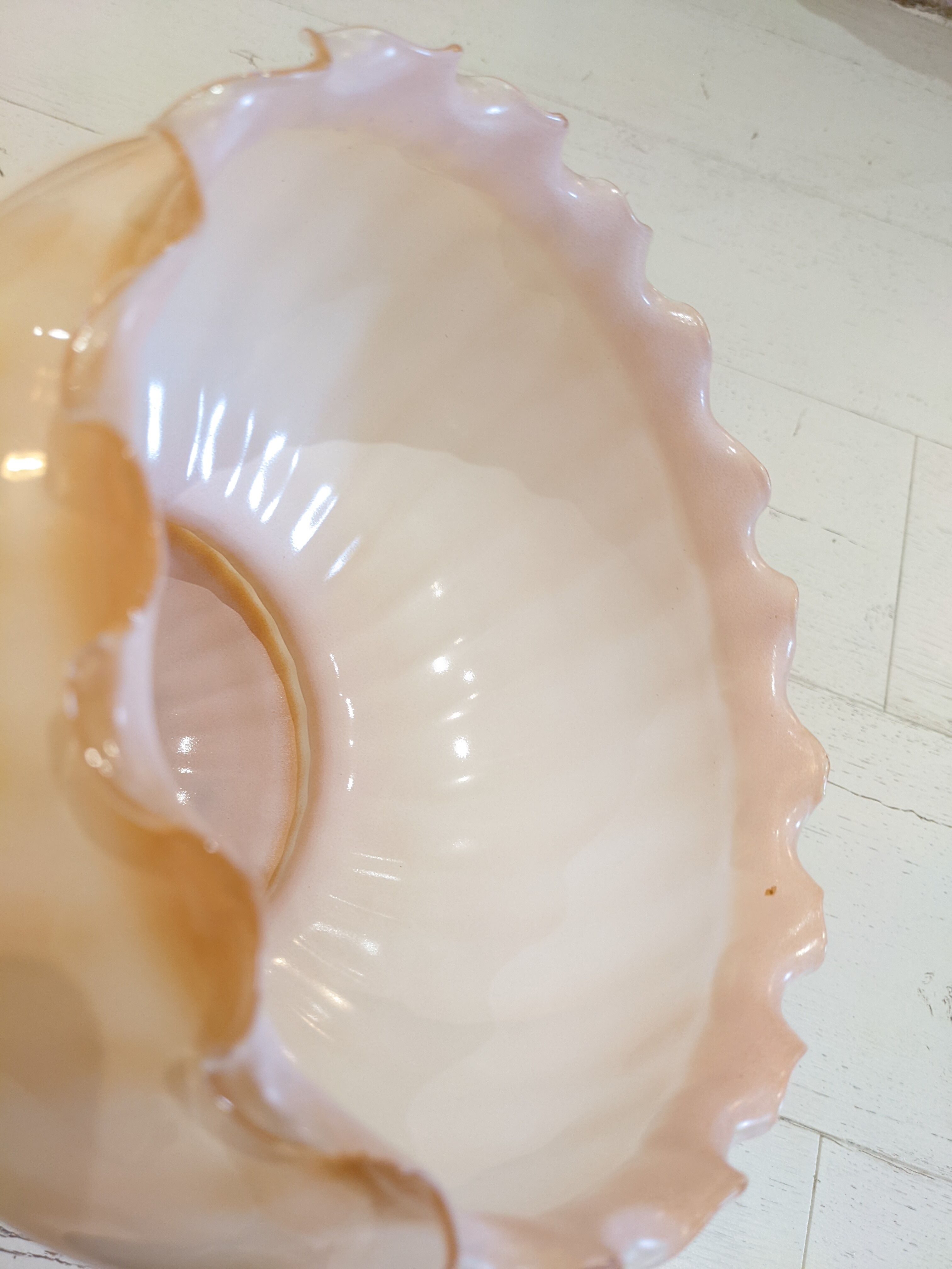 Pendant lampshade glass pendant lights retro old pink peach