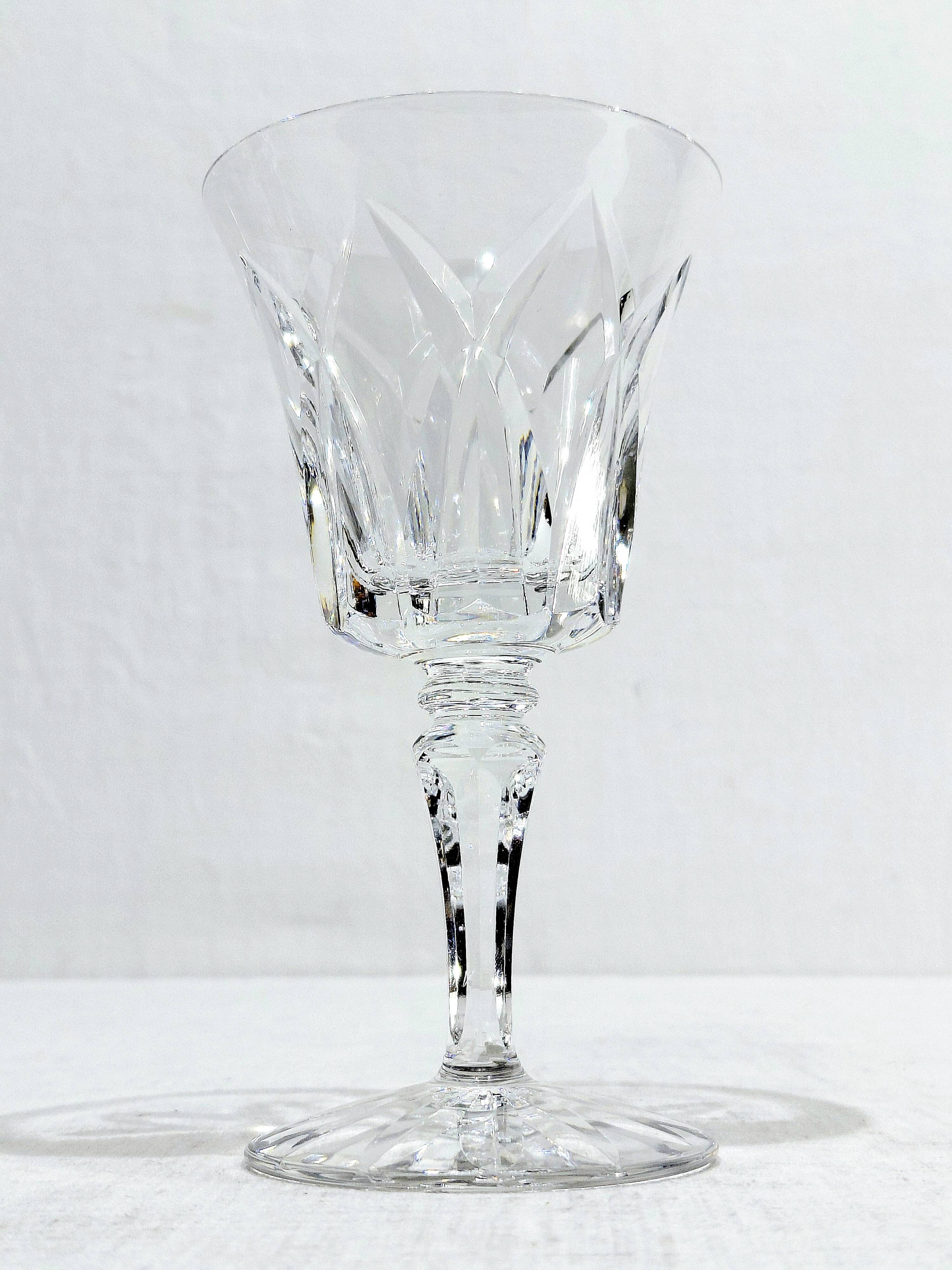 12 white wine glasses St Louis model Camargue