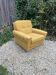 70s velvet club armchair