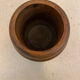 Vase en bois
