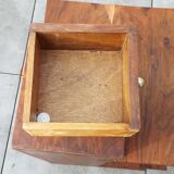 Pedestal bedside table