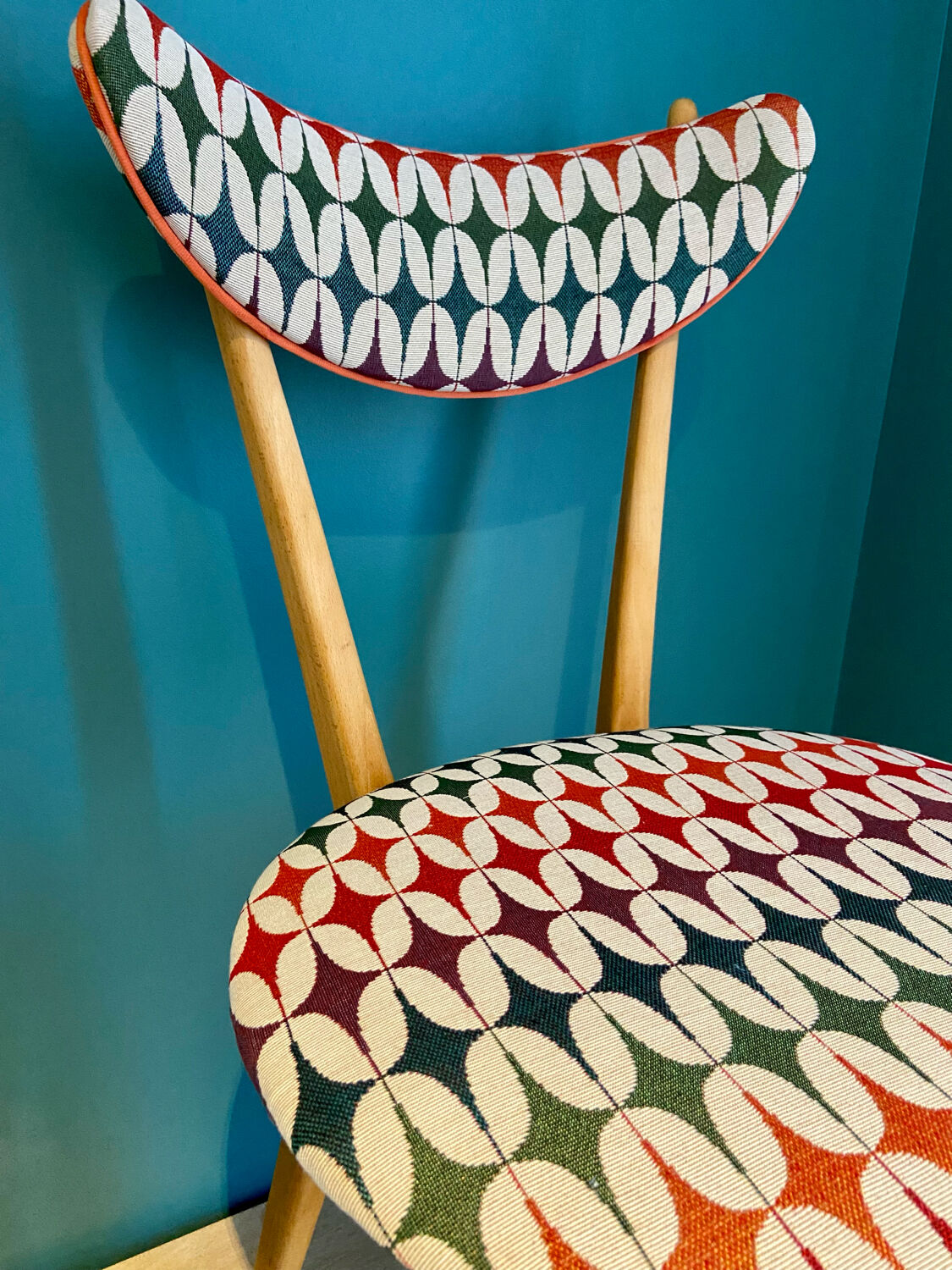 Colorful vintage chair