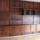 Danish wall bookcase by Thygesen and Sorensen in rosewood, 1960