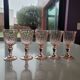 5 verres à pied Rosaline