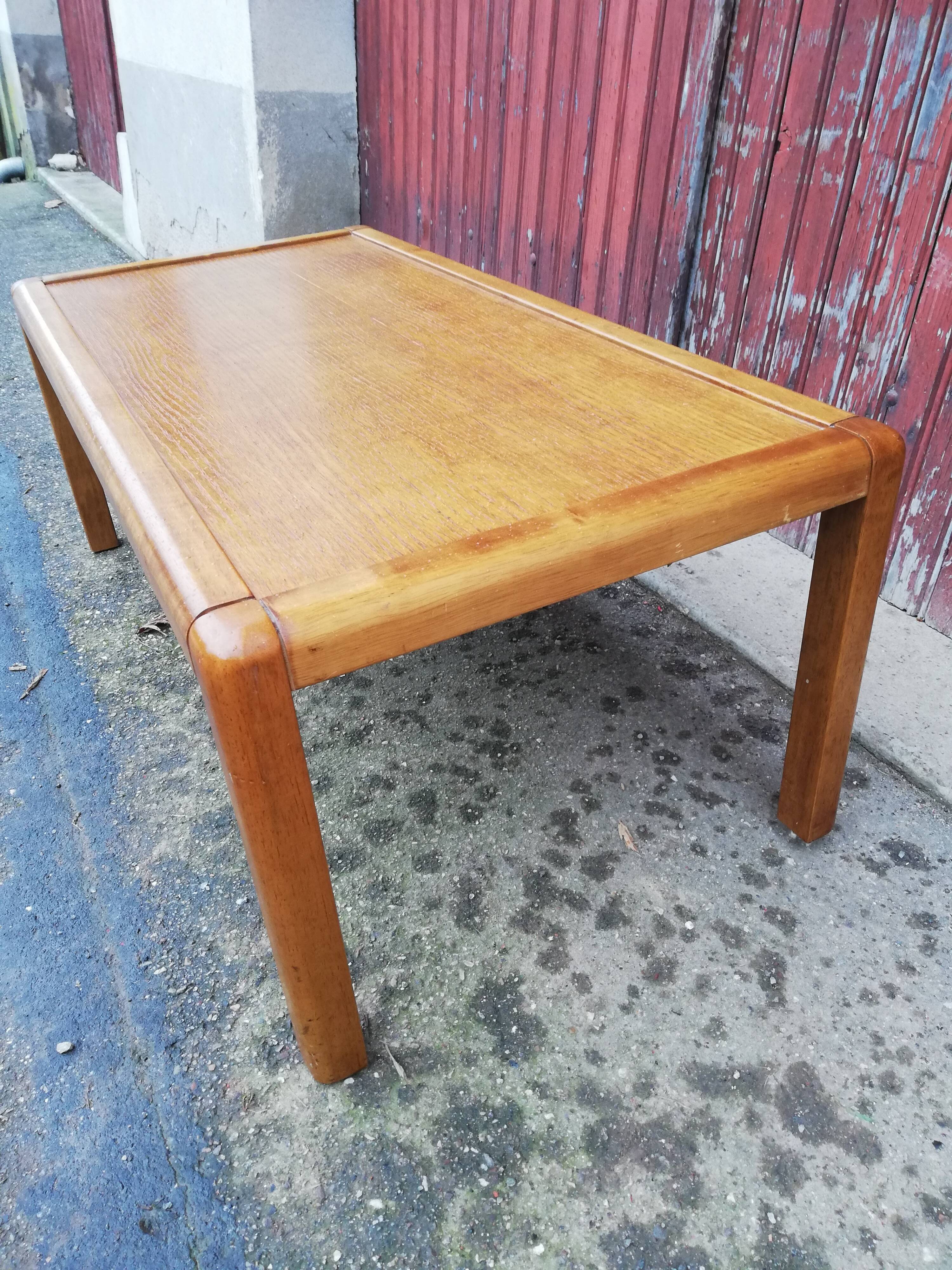 Table basse vintage bois