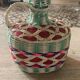 Vintage scoubidou bottle from the 50s