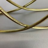 Sculptural solid brass candleholder by Harald Buchrucker Bauhaus, Germany, 1950s