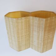 Molecular Double Light Honeycomb Flush Mounts in Fiberglass, 1950s, Set of 2