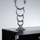 Sculptural metal candle holder, 1970s